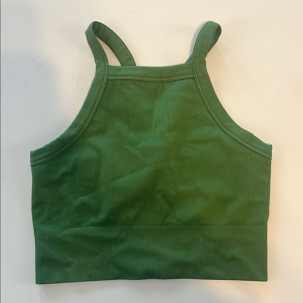Athleta high neck crop tank